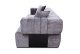 VIG Furniture Divani Casa Moreno - Modern Grey Fabric 4-Seater Sofa VGAH-SF2034-GRY