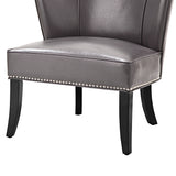 Madison Park Hilton Modern/Contemporary Armless Accent Chair FPF18-0053 Grey