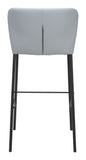 Linz Barstool - Set of 2 Gray 109783 Zuo Modern