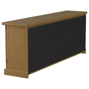 English Elm Allende Pine Sideboard with Four Raised Panel Doors for Farmhouse Dining Rooms B062P441297