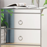 Christopher Knight Home® - Noble House - Bandara Modern Mirrored 3 Drawer Cabinet