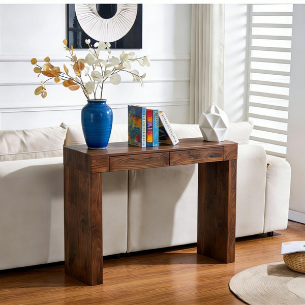 English Elm 4-piece Velvet Barstool Set with Rattan Backs and Walnut Storage Counter Table W2920S00115