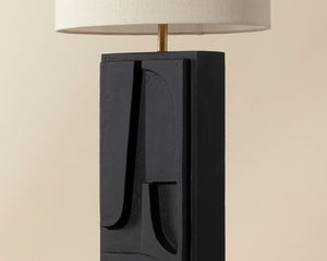 Dirsan Table Lamp - Black 111719  Sunpan