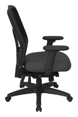 OSP Home Furnishings Progrid® High Back Mesh Ergonomic Manager Chair with Lumbar Support for Office Use 92892-226