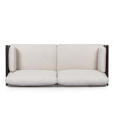 Christopher Knight Home® - Noble House - Sofia Mid-Century Modern Upholstered 3 Seater Sofa