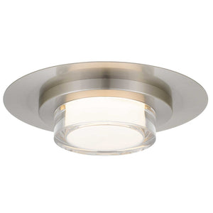 English Elm 12 Inch Square Integrated Led Flush Mount Dimmable Ceiling Light with Acrylic Diffuser Chrome B370P400756