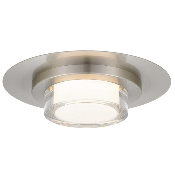 English Elm 12 Inch Square Integrated Led Flush Mount Dimmable Ceiling Light with Acrylic Diffuser Chrome B370P400756