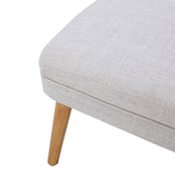 Christopher Knight Home® - Noble House - Desdemona Beige Fabric Ottoman