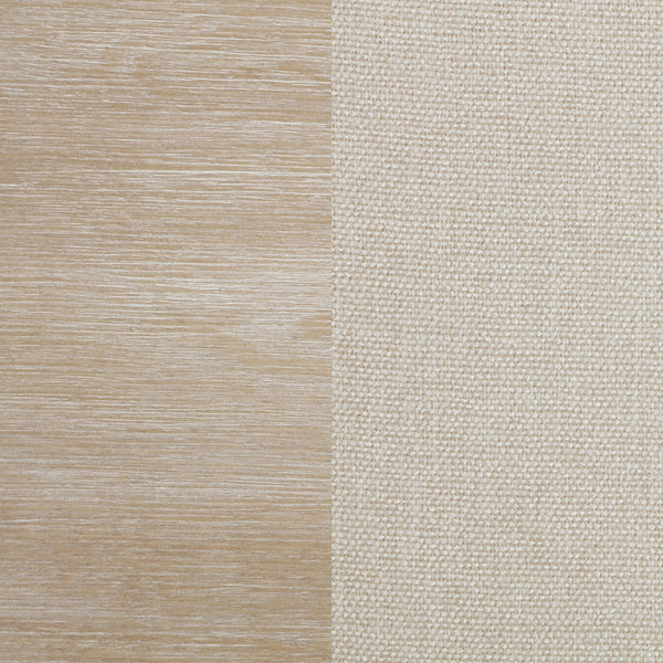 English Elm Verdugo White Washed Cushioned Dining Chair Set of 2 — Rustic Farmhouse Beige Upholstered Comfort, Solid Wood Durable Elegance B062P299978