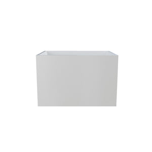 English Elm 39"×28" Freestanding Acrylic Soaker Tub Ergonomic Seat Glossy White Spa Bath T3785P380647
