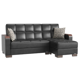 English Elm Primenest Zenaero Convertible Chaise Lounge With Storage - Modern Upholstered Sleeper For Comfort B030P303559-GIGA