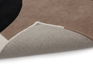 Sunpan AVALORA Hand-Tufted Wool Rug - Painterly Bands - Soft & Plush 8' x 10' for Modern Living Spaces 112743