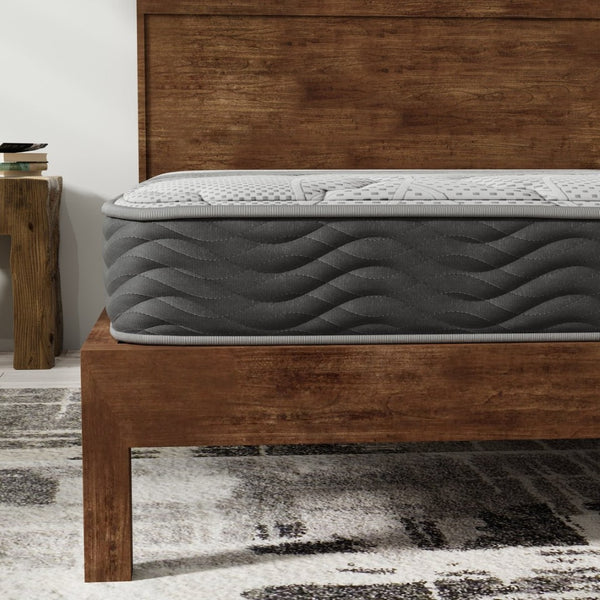 English Elm Hybrid Firm Queen Mattress Gel Foam Pocketed Coils Cool Sleep Spine Support B047P321028