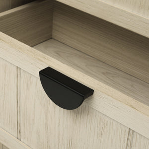 English Elm 3 Drawer Cabinet - Elegant Farmhouse Storage Solution For Bedroom, Living Room, Or Study Decor W688P225267