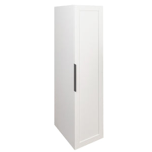 English Elm Kitchen Pantry Cabinet Freestanding Melamine Storage with Shelves for Dining Room White W331P435940