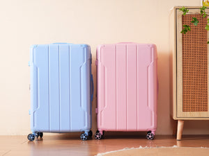 English Elm Luggage Set 3 Piece Abs Hard Shell Expandable Suitcase with Tsa Lock Spinner Wheels Sky Blue N730P296584S