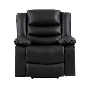 English Elm Modern Power Lift Recliner Chair Faux Leather Upholstery Standing Assist Living Room Black B011P202513