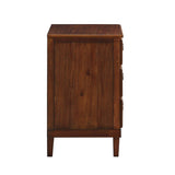 Comfort Pointe Cambridge Brown 3-Drawer Nightstand Brown