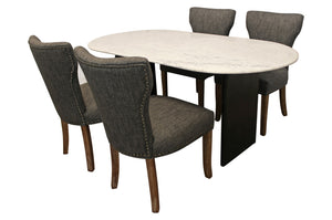 Moti Terra Marble Top Oval Dining Table 82002006