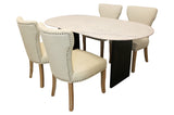 Moti Terra Marble Top Oval Dining Table 82002006