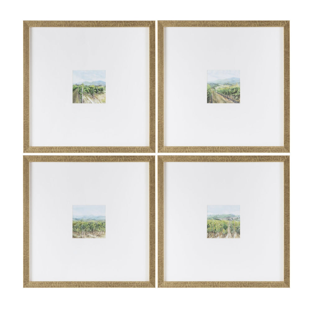 Crestview Collection Vineyards Wall Decor By Crestview - Elegant China Artwork To Enhance Your Home's Aesthetic Appeal   Cvtop3306