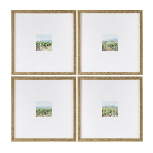 Crestview Collection Vineyards Wall Decor By Crestview - Elegant China Artwork To Enhance Your Home's Aesthetic Appeal   Cvtop3306