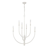 Continuance 30'' Wide 6-Light Chandelier - White Coral 82017/6 Elk Lighting