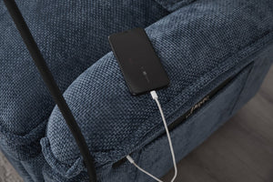 English Elm United U-Shape Sectional Sofa 106" - Modern Chenille Couch With Usb Ports, Storage Ottoman & Pillows W1568S00233-GIGA