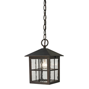 Shaker Heights 7'' Wide 1-Light Outdoor Pendant - Hazelnut Bronze 8201EH/70 Thomas