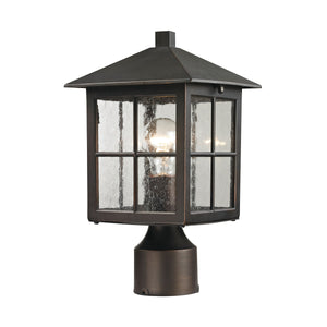 Shaker Heights 11'' High 1-Light Outdoor Post Light - Hazelnut Bronze 8201EP/70 Thomas