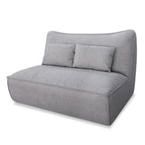 VIG Furniture Divani Casa Racine - Modern Grey Fabric Modular Sectional Sofa VGSX-FF22054-SILT