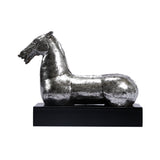 Rustic Sliver Cast Iron Horse Statue Pre-Order Only