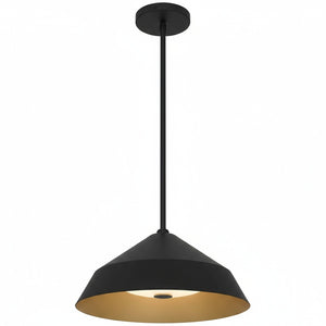 English Elm 14 Inch Matte Black Integrated Led Pendant Dimmable Etched Glass Kitchen Fixture B370P399324