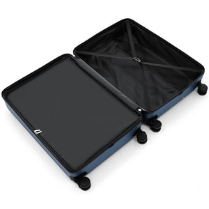 English Elm Luggage 3 Piece Hardshell Abs Set with Spinner Wheels Tsa Lock Travel Ready Dark Blue N730P304620C
