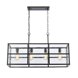 Solace 34'' Wide 4-Light Linear Chandelier