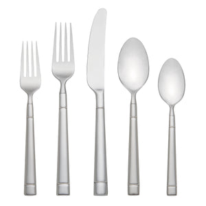 Lenox Fair Harbor 45 Piece 18/10 Stainless Steel Flatware Set for Eight Modern Dining 820859