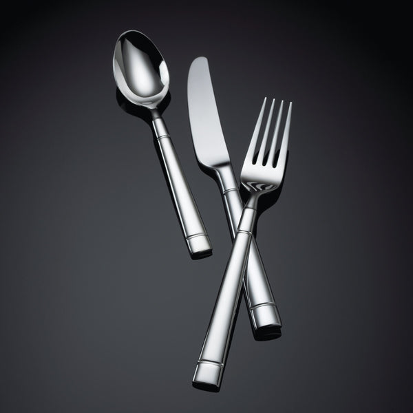 Lenox Fair Harbor 45 Piece 18/10 Stainless Steel Flatware Set for Eight Modern Dining 820859