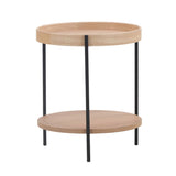 VIG Furniture Modrest Savoy - Modern Natural Ash End Table VGDW-J5766-NAT