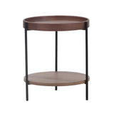 VIG Furniture Modrest Savoy - Modern Walnut End Table VGDW-J5766-WAL