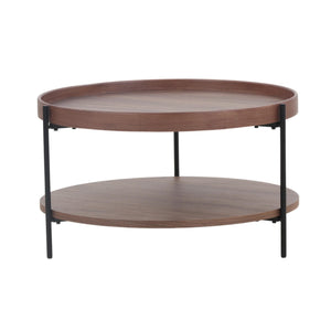 VIG Furniture Modrest Savoy - Modern Walnut Medium Coffee Table VGDW-J5767-WAL