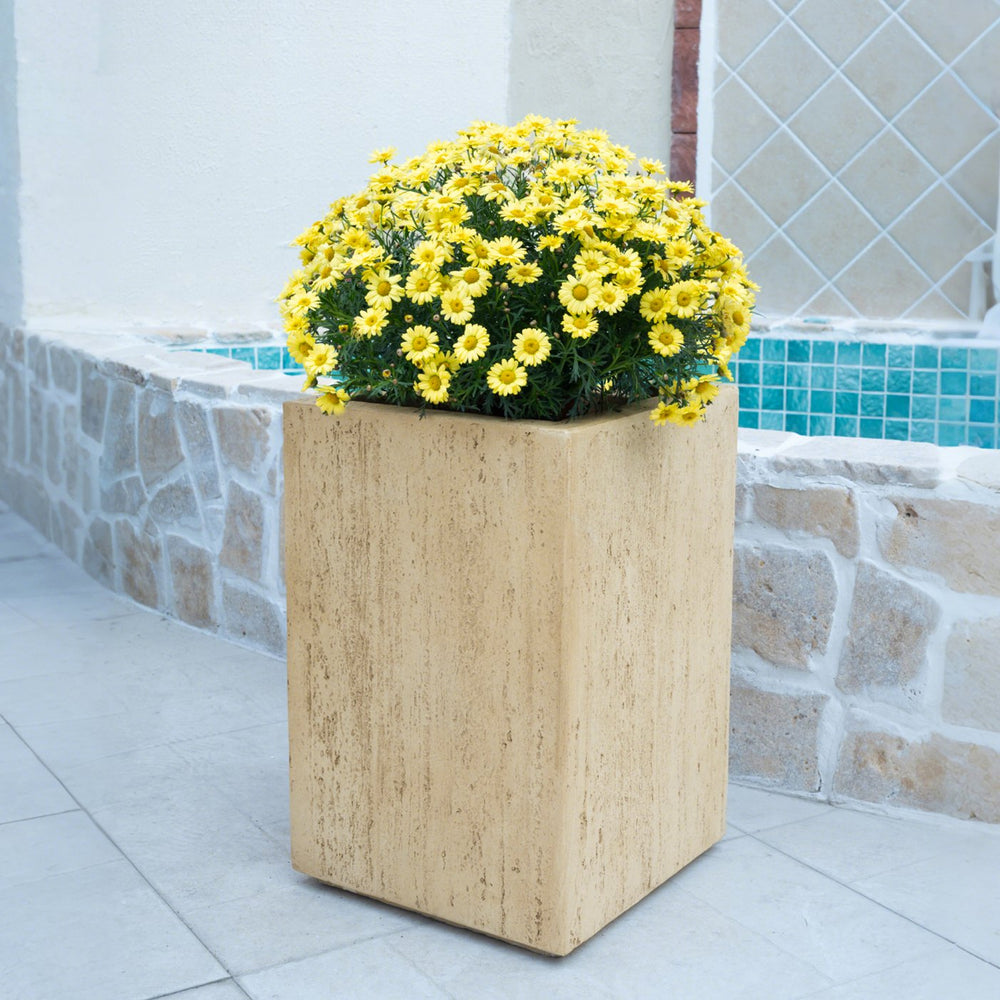English Elm Christopher Knight Home® - Mgo Handmade Rectangle Planter Box - Durable Travertine Finish, 24.75" L For Indoor & Outdoor Use N772P269215A