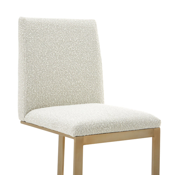 VIG Furniture Modrest Frankie - Modern Off-White Fabric + Antique Brass Counter Chair VGGA-6917CH-C-OWHTB