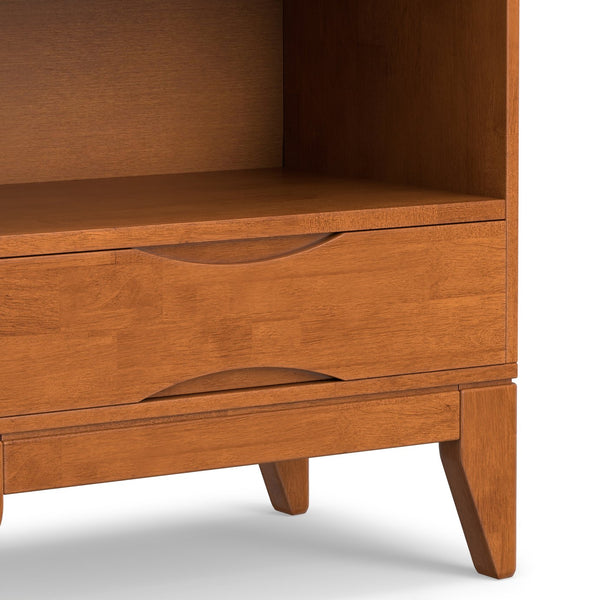 English Elm Harper - Mid-Century Modern Bookcase With Adjustable Shelves & Drawer For Stylish Storage Solutions B136P158716