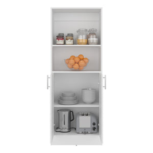 English Elm Juls Tall Pantry Cabinet with Open Shelves and Enclosed Storage for Any Room B070P474243