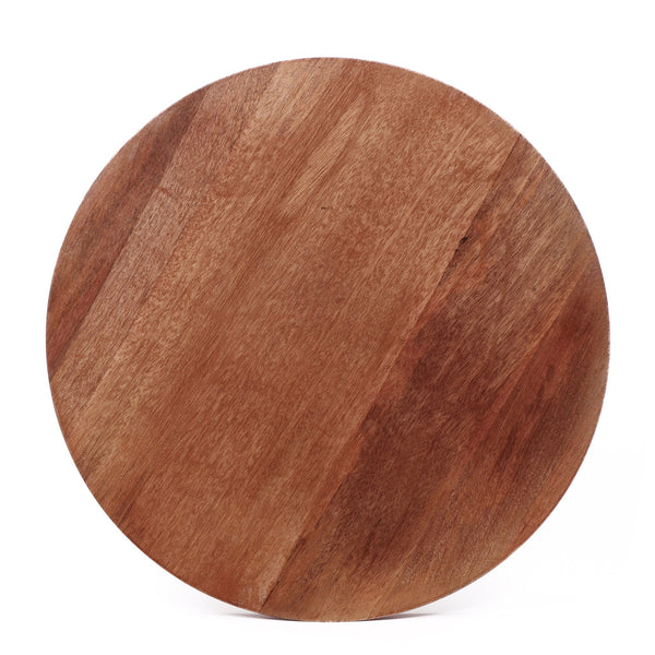 English Elm Christopher Knight Home® - Mango Wood Round End Table - Handcrafted Honey Finish With Sculpted Pedestal For Modern Spaces N768P202490H