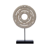 Lilys Jade Feng Shui Concentric Circle With Stand 8218