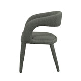 VIG Furniture Modrest Faerron - Modern Grey Fabric Dining Chair VGEU-MC-7182CH-GRY