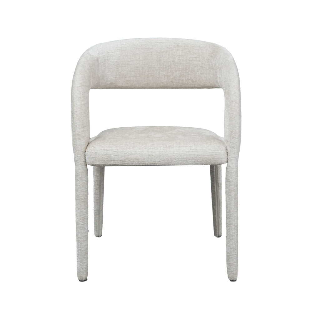 VIG Furniture Modrest Faerron - Modern Light Grey Fabric Dining Chair VGEU-MC-7182CH-LTGRY