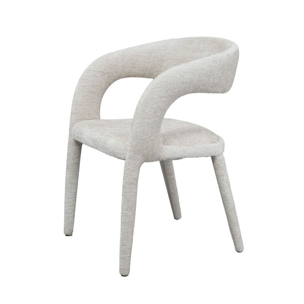 VIG Furniture Modrest Faerron - Modern Light Grey Fabric Dining Chair VGEU-MC-7182CH-LTGRY