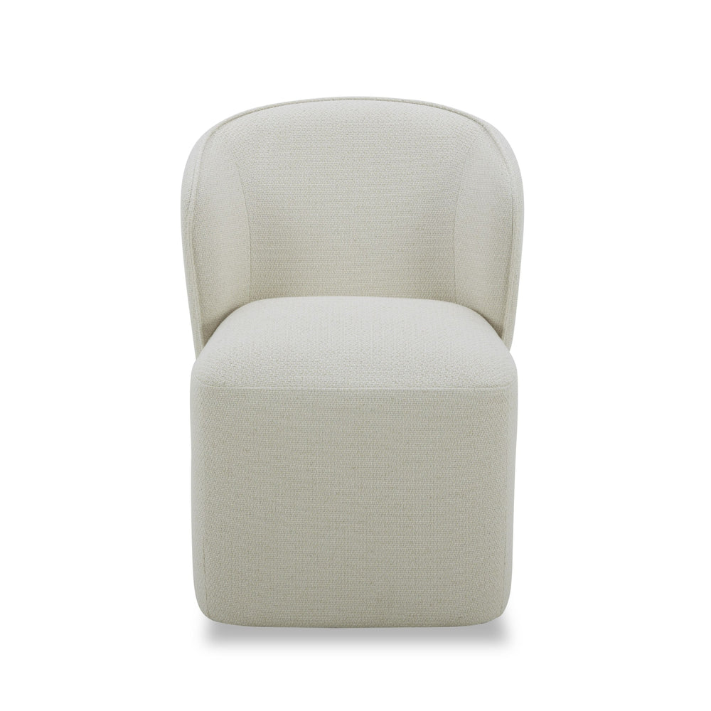 VIG Furniture Modrest Souza - Modern Beige Fabric Swivel Dining Chair VGKK-KF.Y1256-BGE